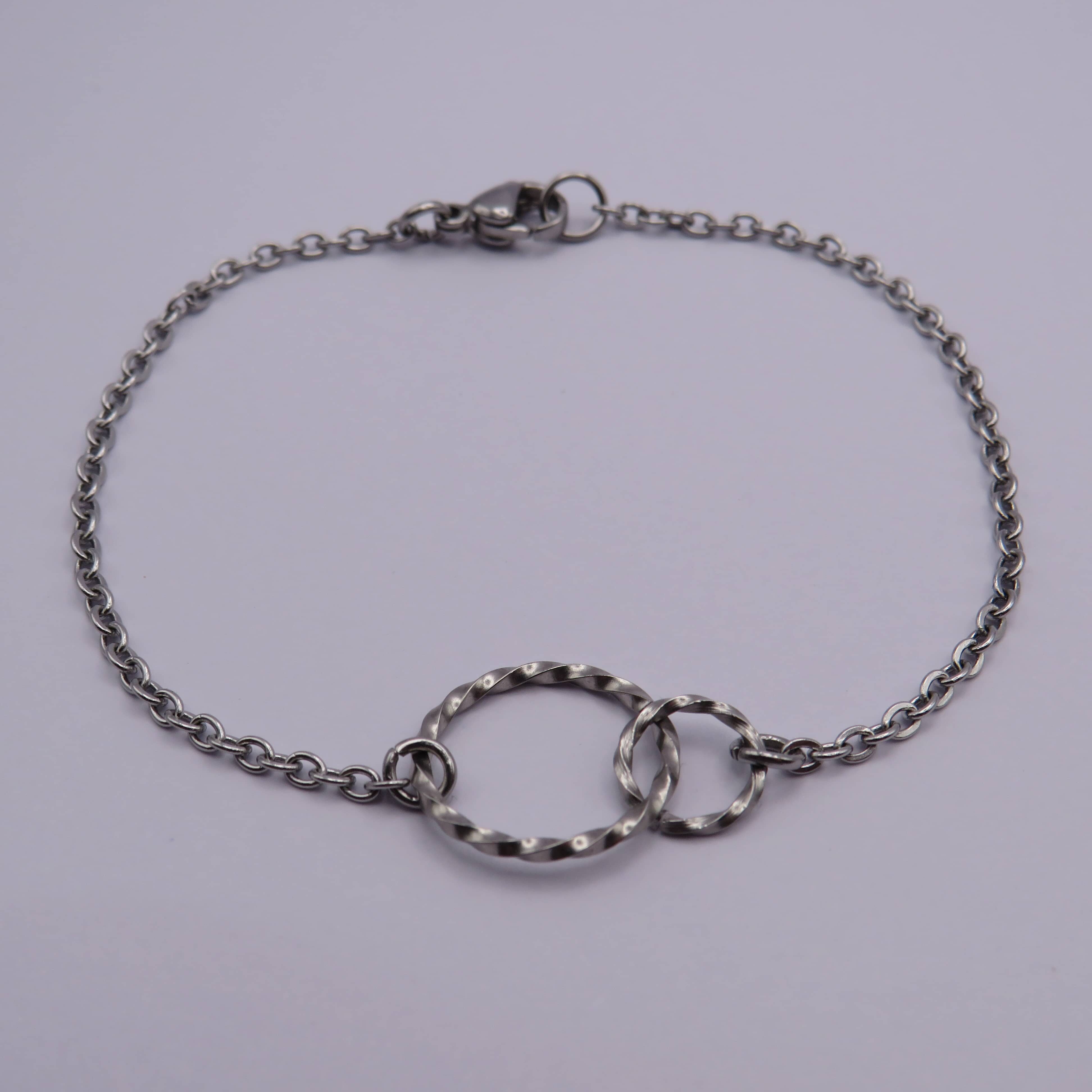Stainless Steel Circles Bracelet